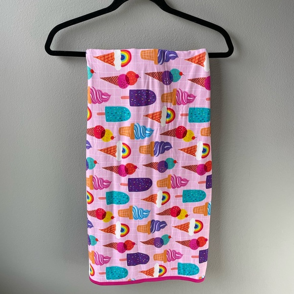 Little Sleepies Other - Little Sleepies Pink Rainbow Sprinkles Bamboo Cloud Blanket